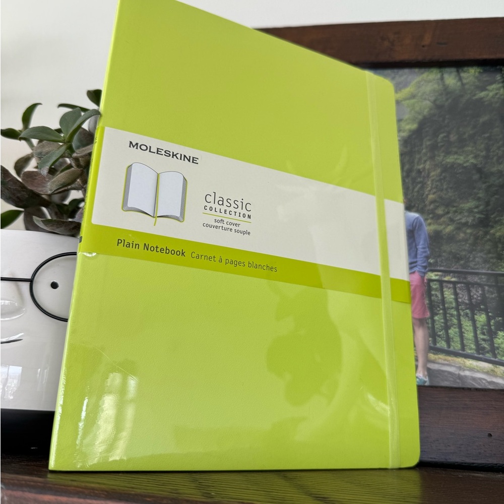 XL Moleskine Softcover Classic Lime Green Notebook